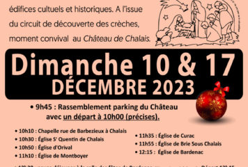 RONDE DES CRECHES – les dimanches 10 et 17 décembre 2023