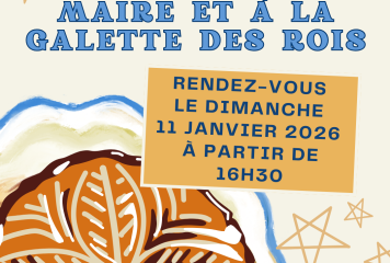 INVITATION AU PARTAGE DE LA GALETTE le 11/01/26